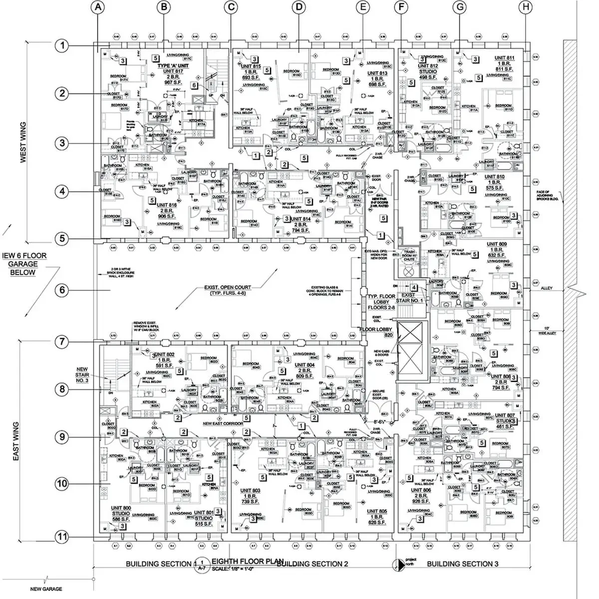 8th Floor floor plan