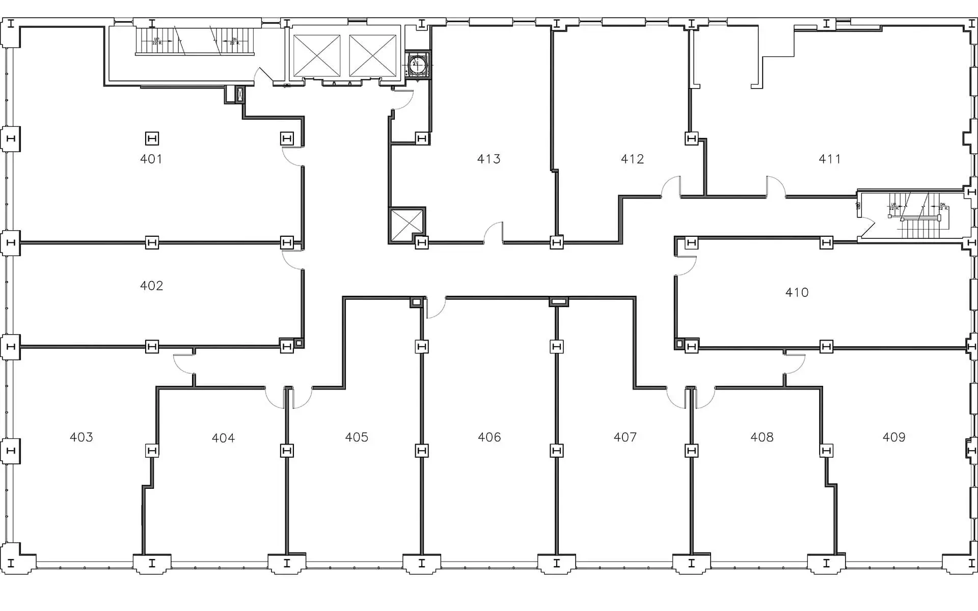 4th Floor floor plan