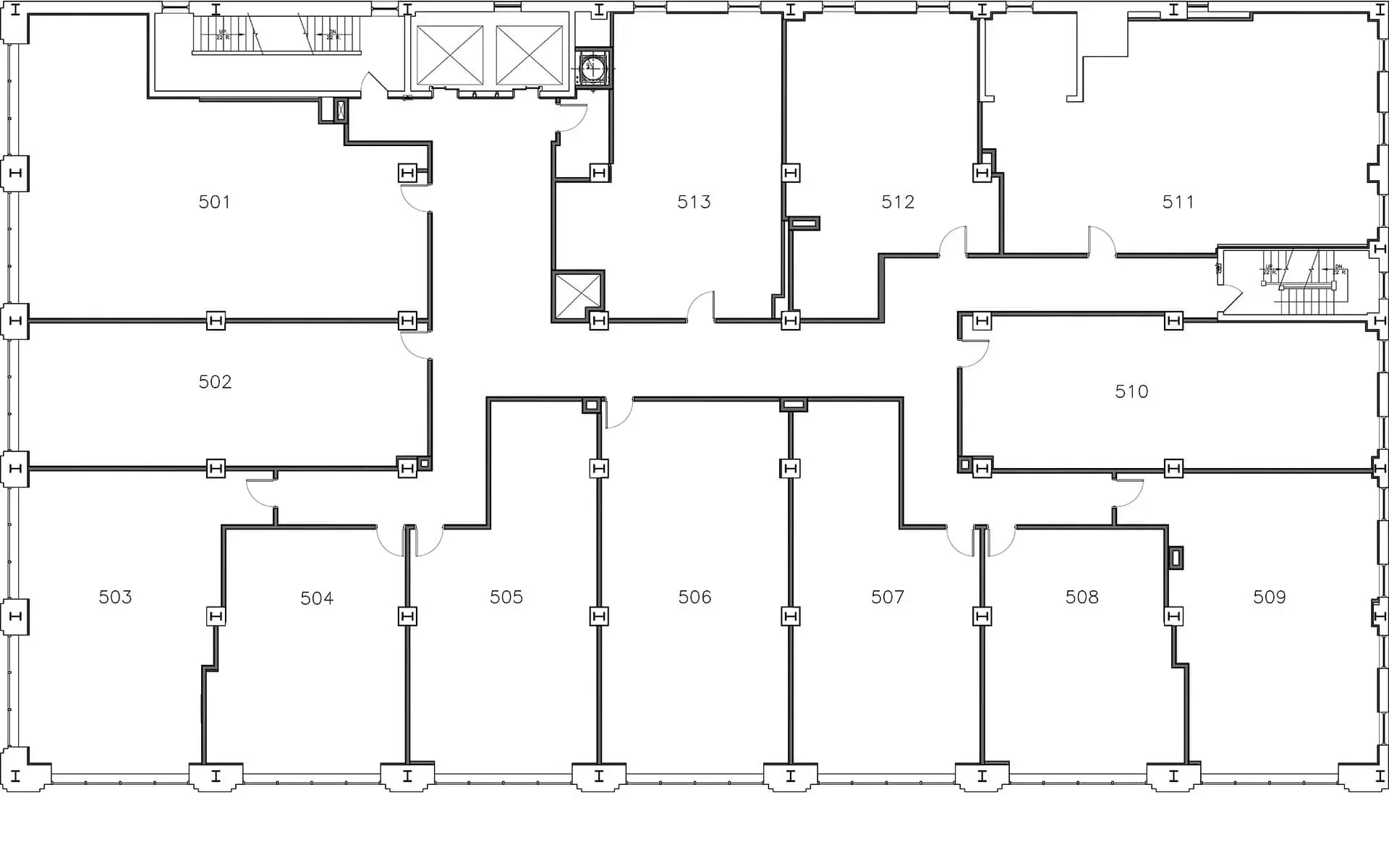5th Floor floor plan